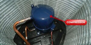 Air conditioner compressor diagram