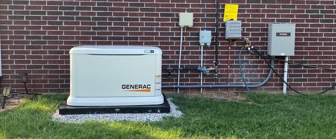 Generac Generator Side of House Photo Copy