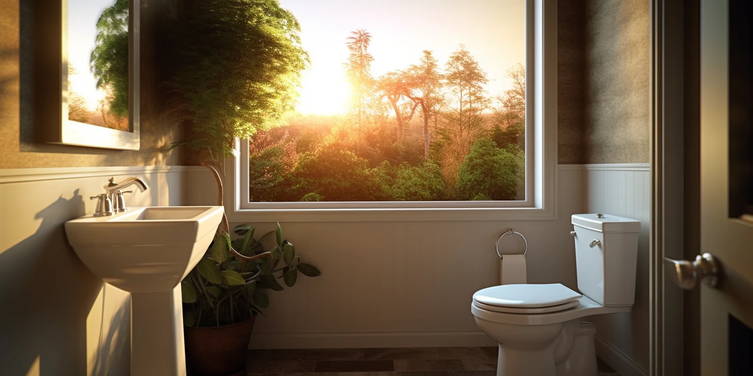 Alex Collins toilet in a modern american bathroom. Natural Ligh c390ae0d e498 4378 ba0c 0c2dd2a49f21
