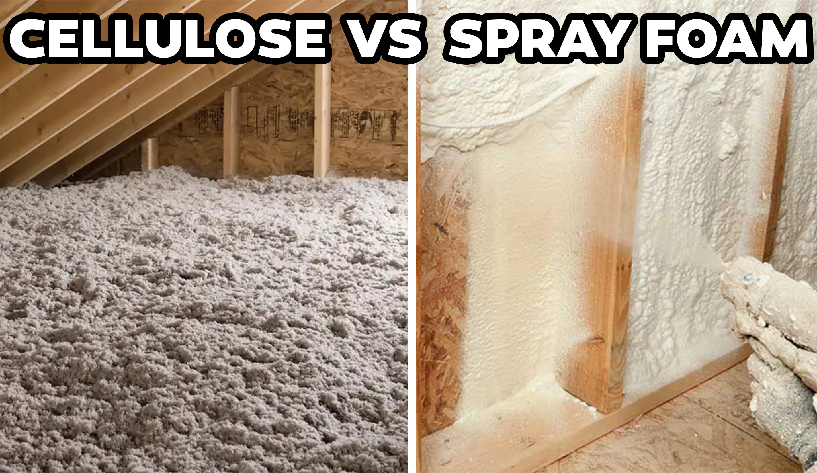 cellulose vs spray foam