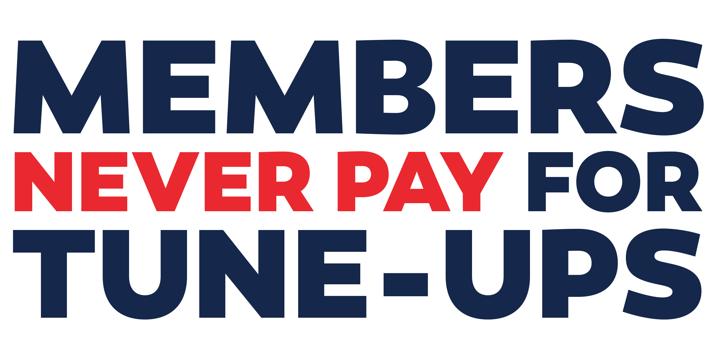 never pay
